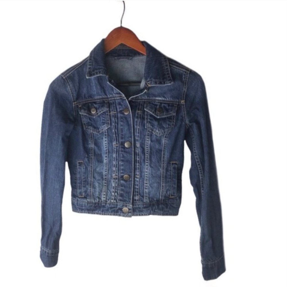 Aeropostale Medium-Blue Denim Jean Jacket